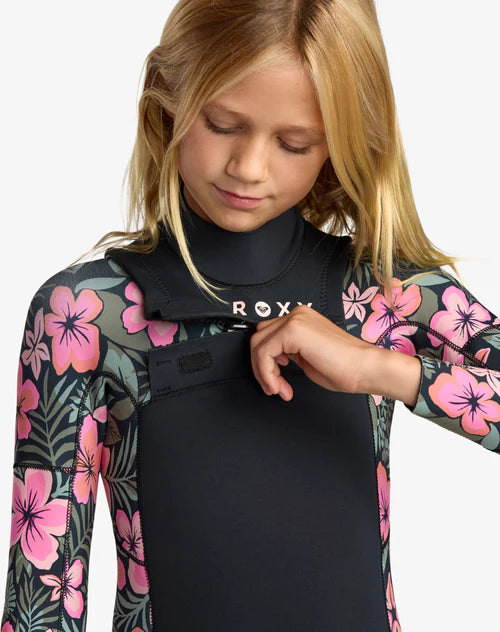 Roxy Girls 2-16 3/2mm Swell Natural Backzip Wetsuit