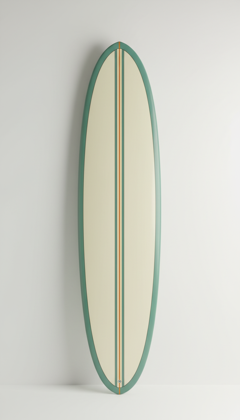 Signature longboard with bamboo core