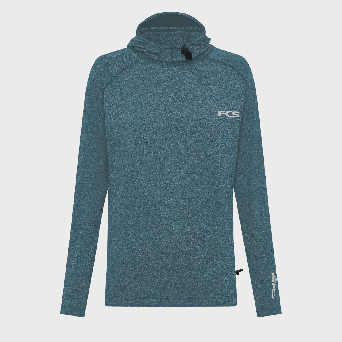 FCS Essential Hooded Long Sleeve Rash Vest