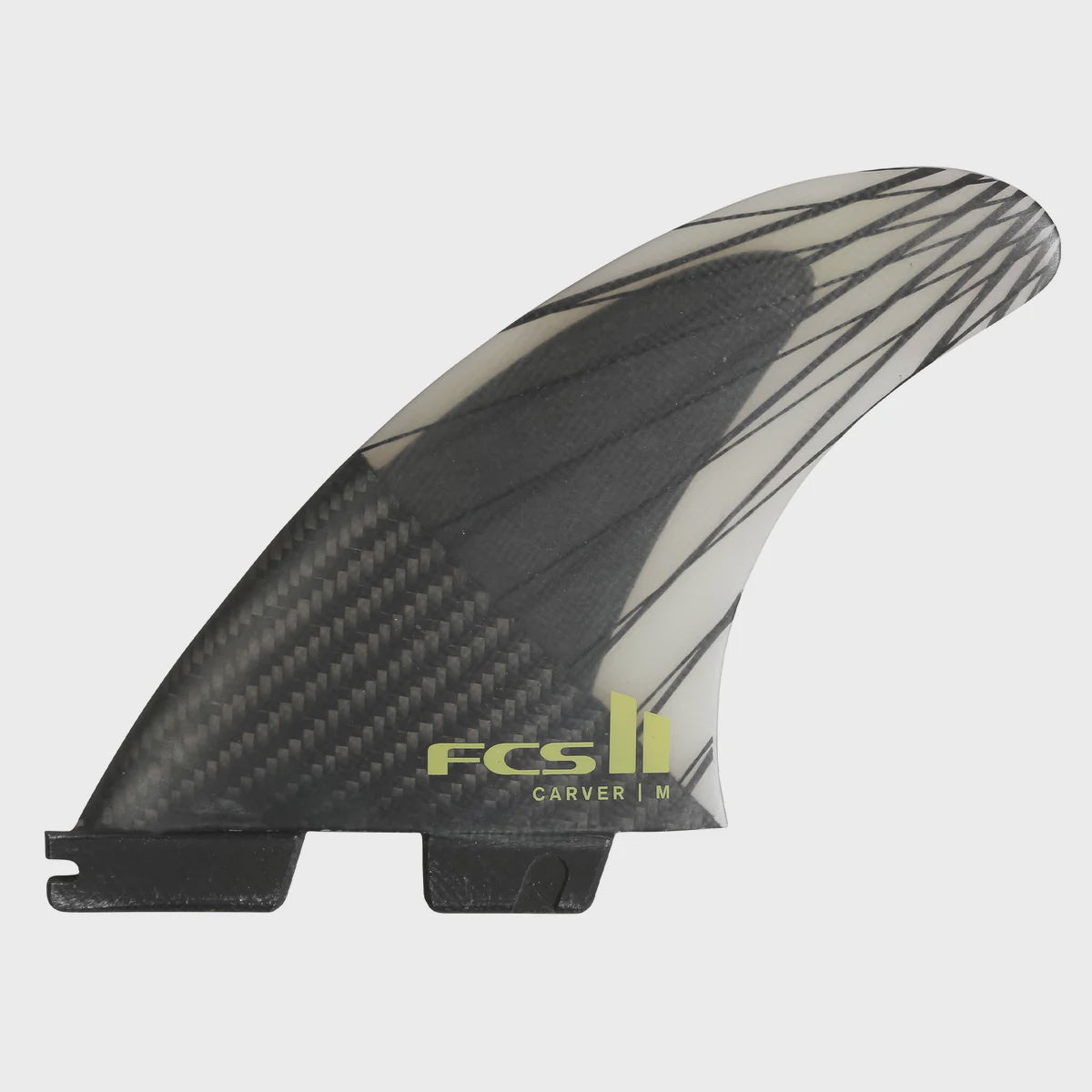 FCS II Carver  PC Carbon Eucalyptus Tri Fin Set