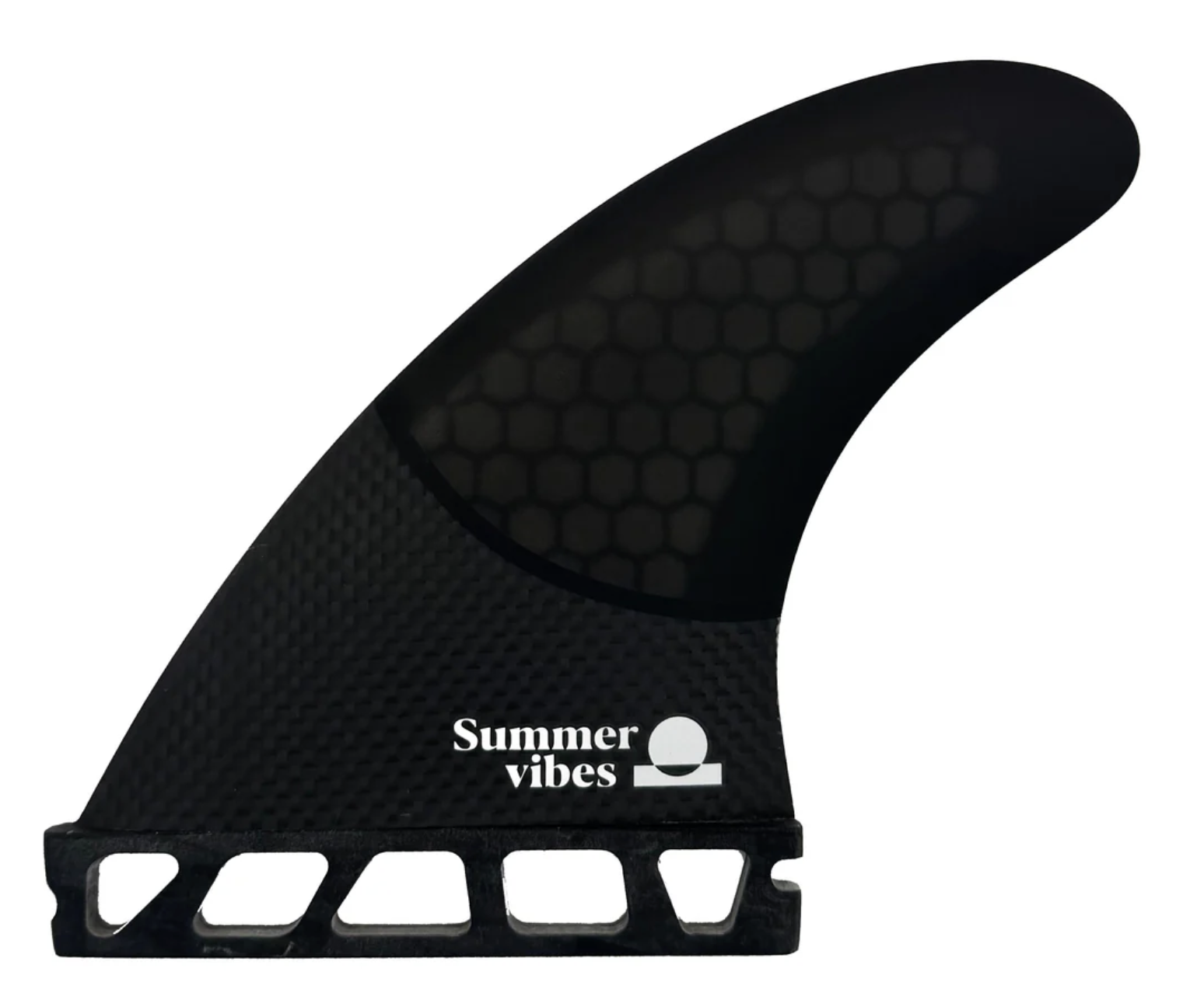 Summer vibes Power Fibreglass Honeycomb/Carbon Fins – Medium – Future Compatible