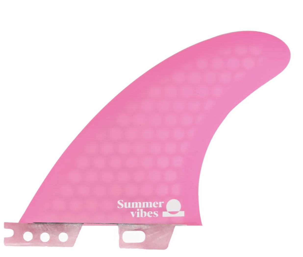 Summer vibes Power Thruster 3-Fin Set Medium FCSii Compatible PINK
