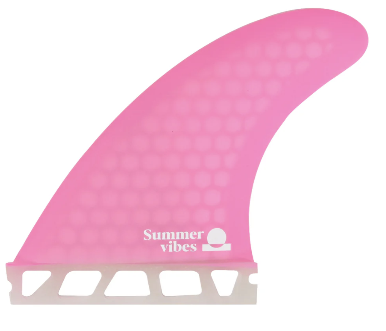 Summer vibes Power Thruster 3-Fin Set Medium Future Compatible Pink