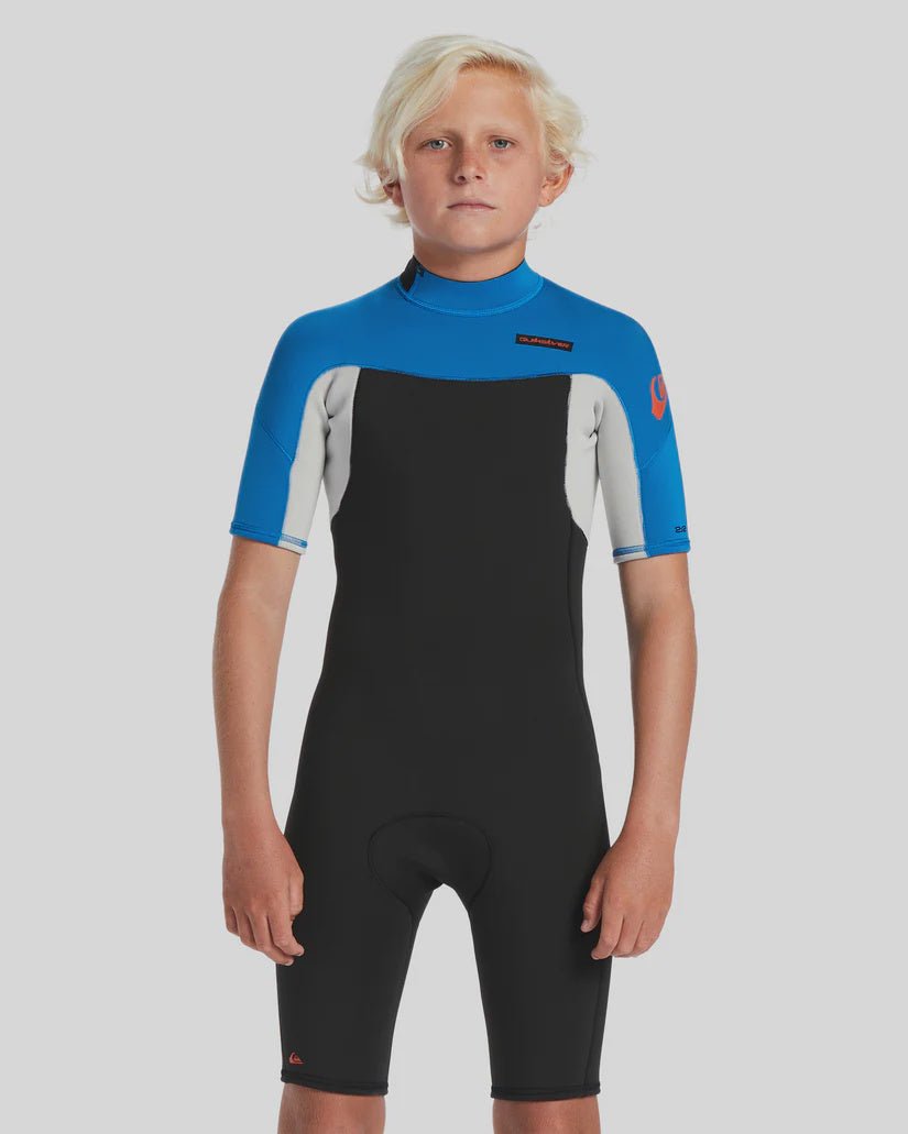 Boys 8-16 2/2mm Everyday Sessions Short Sleeve Back Zip Springsuit - General - Pines Surfing Academy