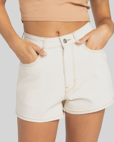 Womens Chlo Natural Denim Shorts