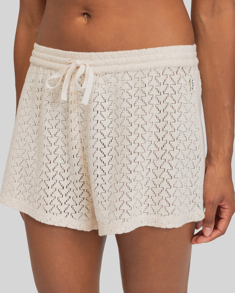 Roxy Womens Sunset Riders Crochet Shorts