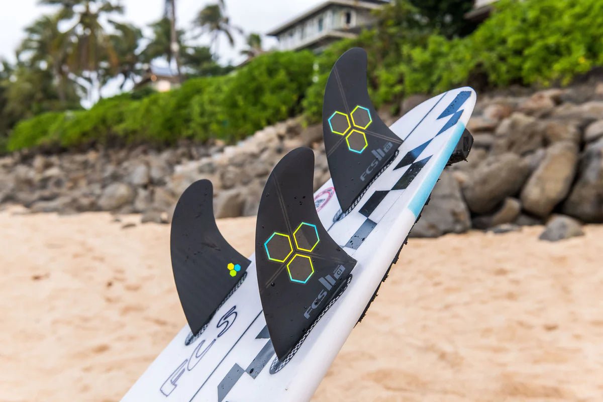 FCS 11 CI UPRIGHT TRI FIN SET - LONGBOARDS - Pines Surfing Academy