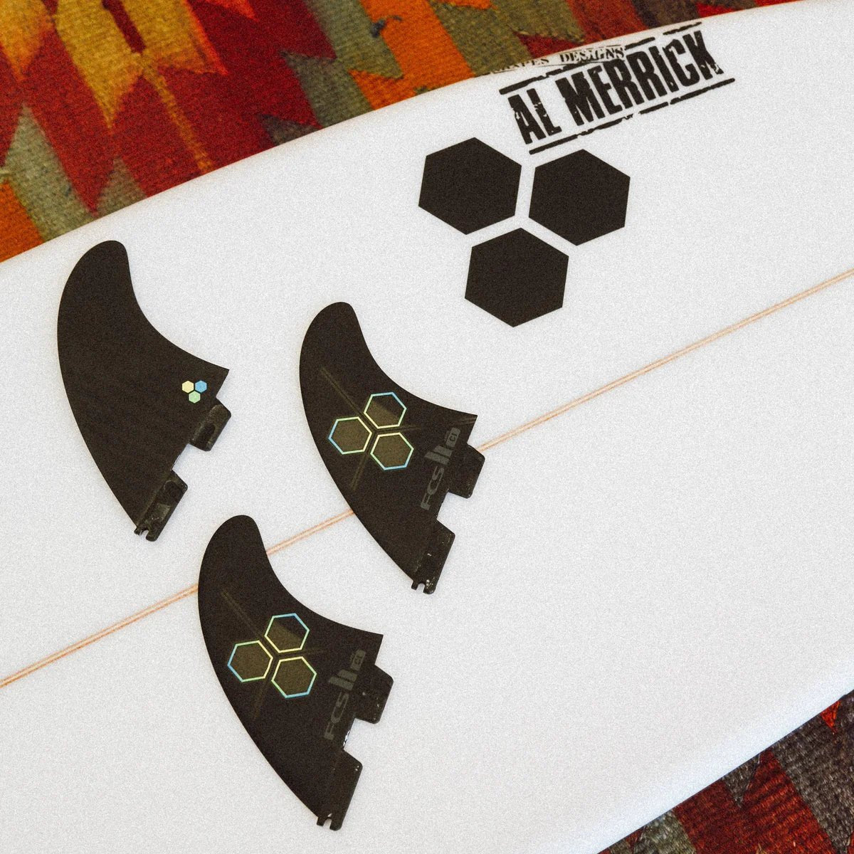FCS 11 CI UPRIGHT TRI FIN SET - LONGBOARDS - Pines Surfing Academy
