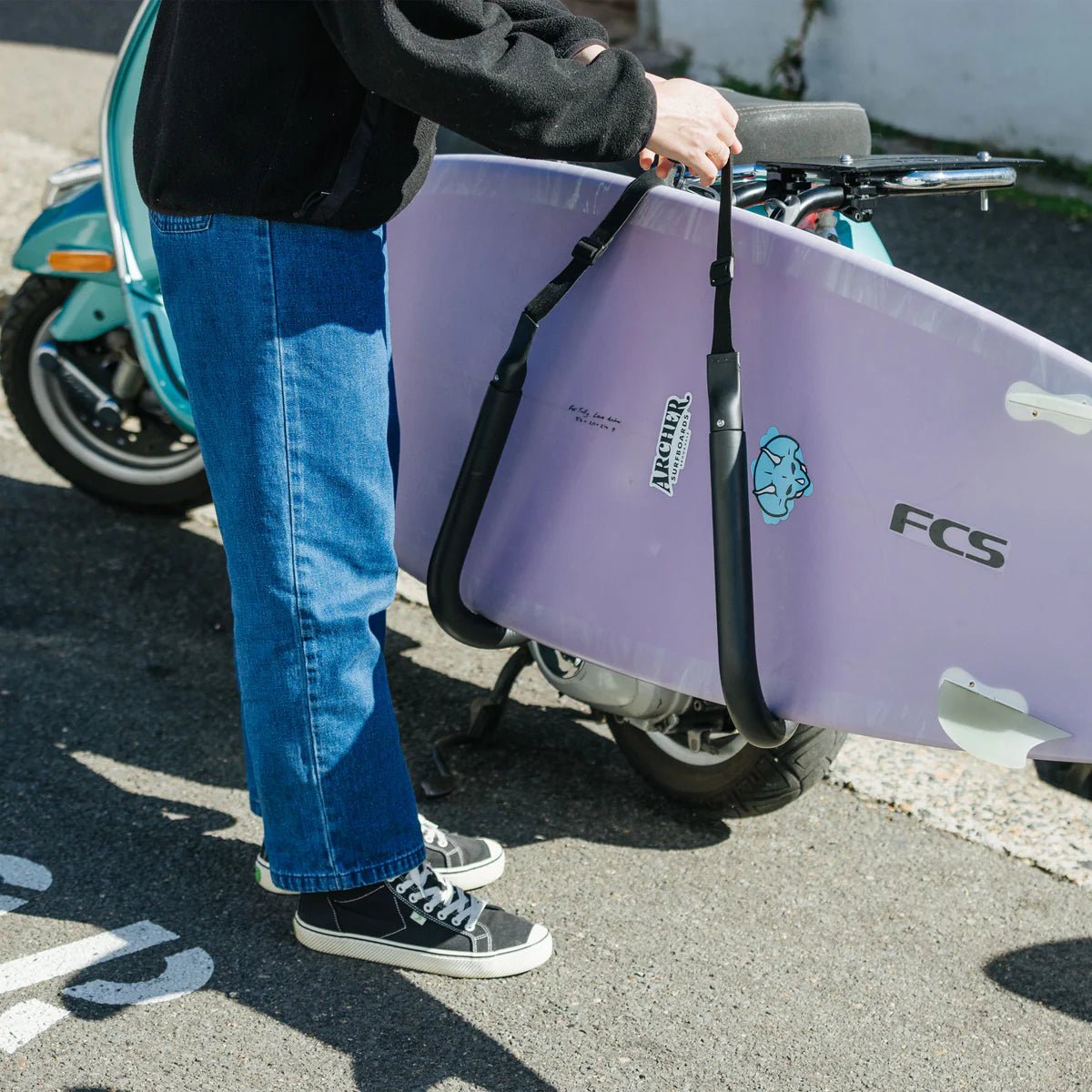 FCS Scooter Rack Rear Mount - General - Pines Surfing Academy