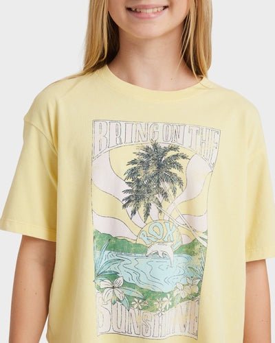Girls 8-16 Daisyloose Season T-Shirt - Pines Surfing Academy