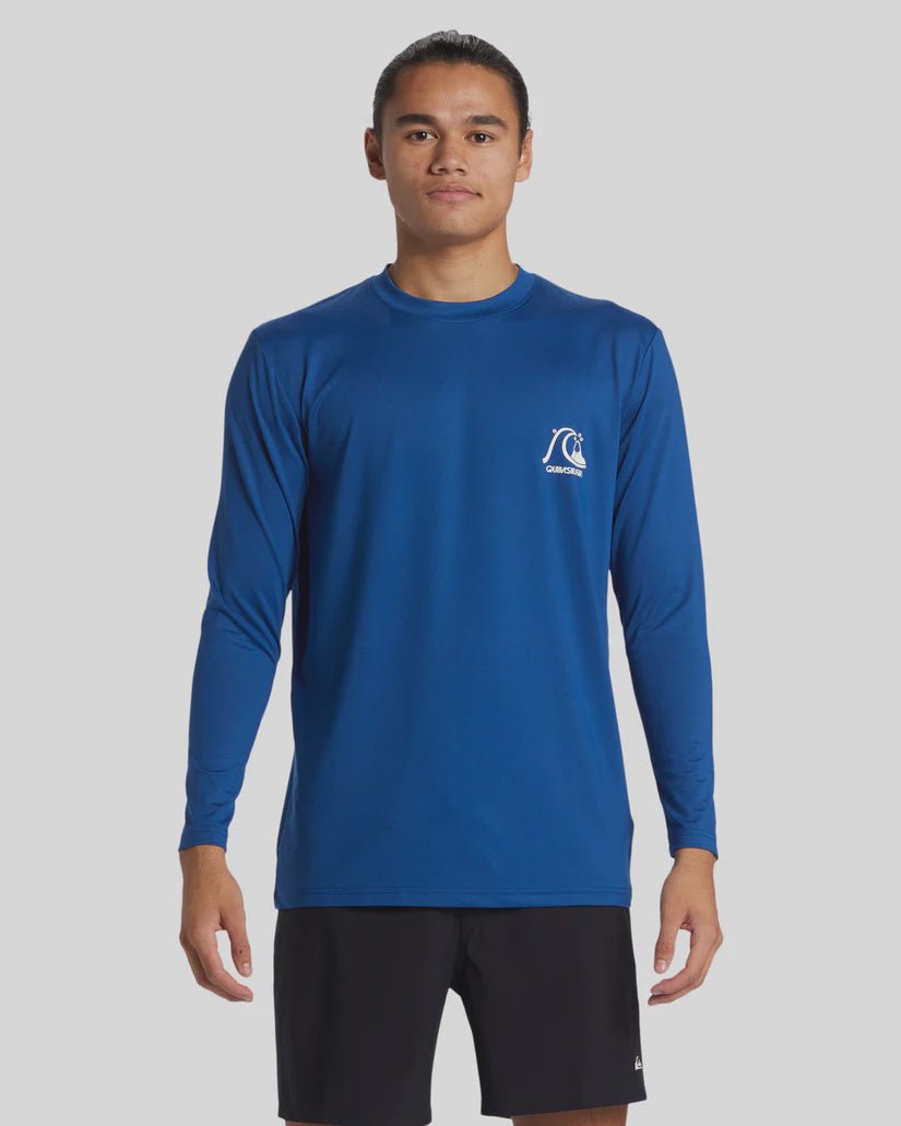 Mens DNA Bubble Logo Long Sleeve Upf 50 Surf T-Shirt - Pines Surfing Academy