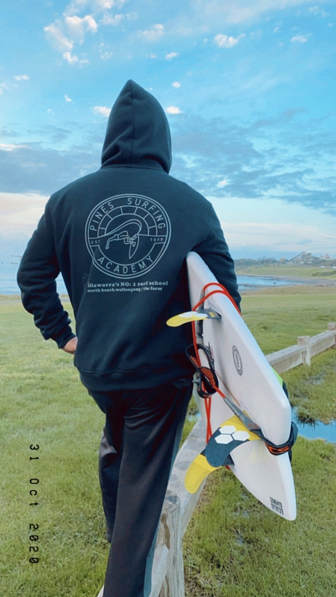 PINES MIDNIGHT HOODIES - Pines Surfing Academy
