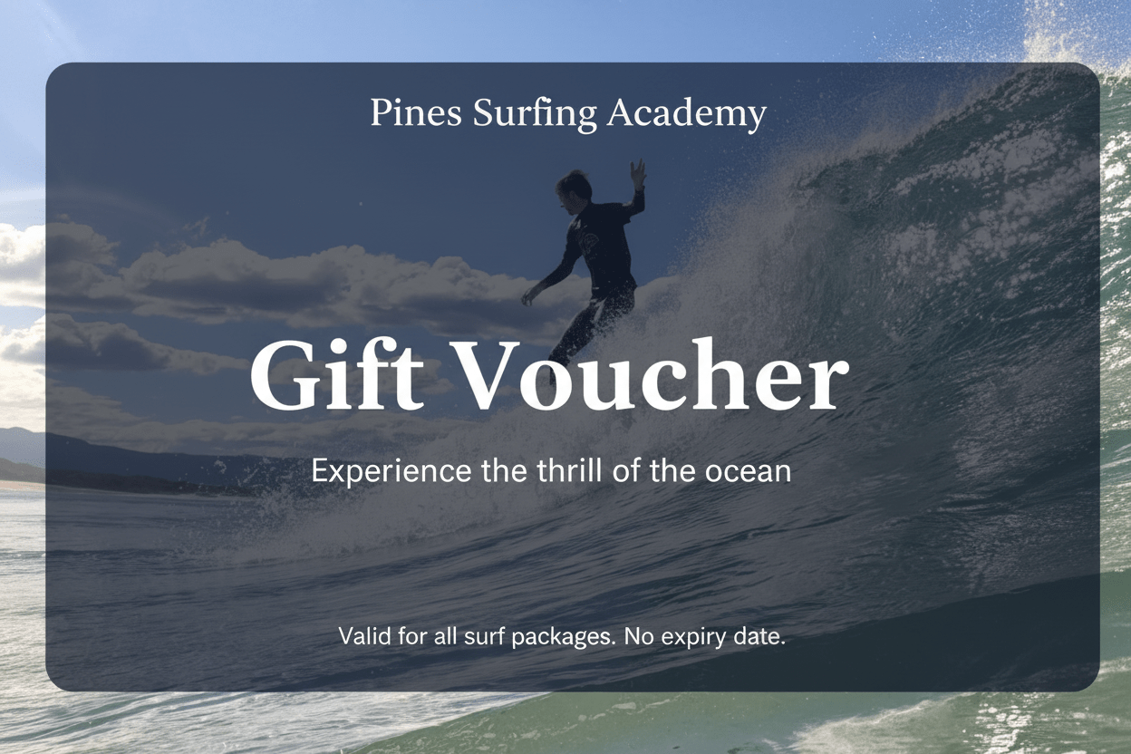 Pines Surfing Academy Gift Voucher - Gift Voucher - Pines Surfing Academy
