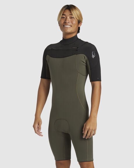 Quiksilver Mens 2/2mm Everyday Sessions Short Sleeve Spring Suit - General - Pines Surfing Academy