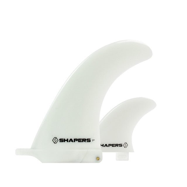Shapers Fibre Flex 7" Box Thruster 2+1 Longboard Fins - Pines Surfing Academy
