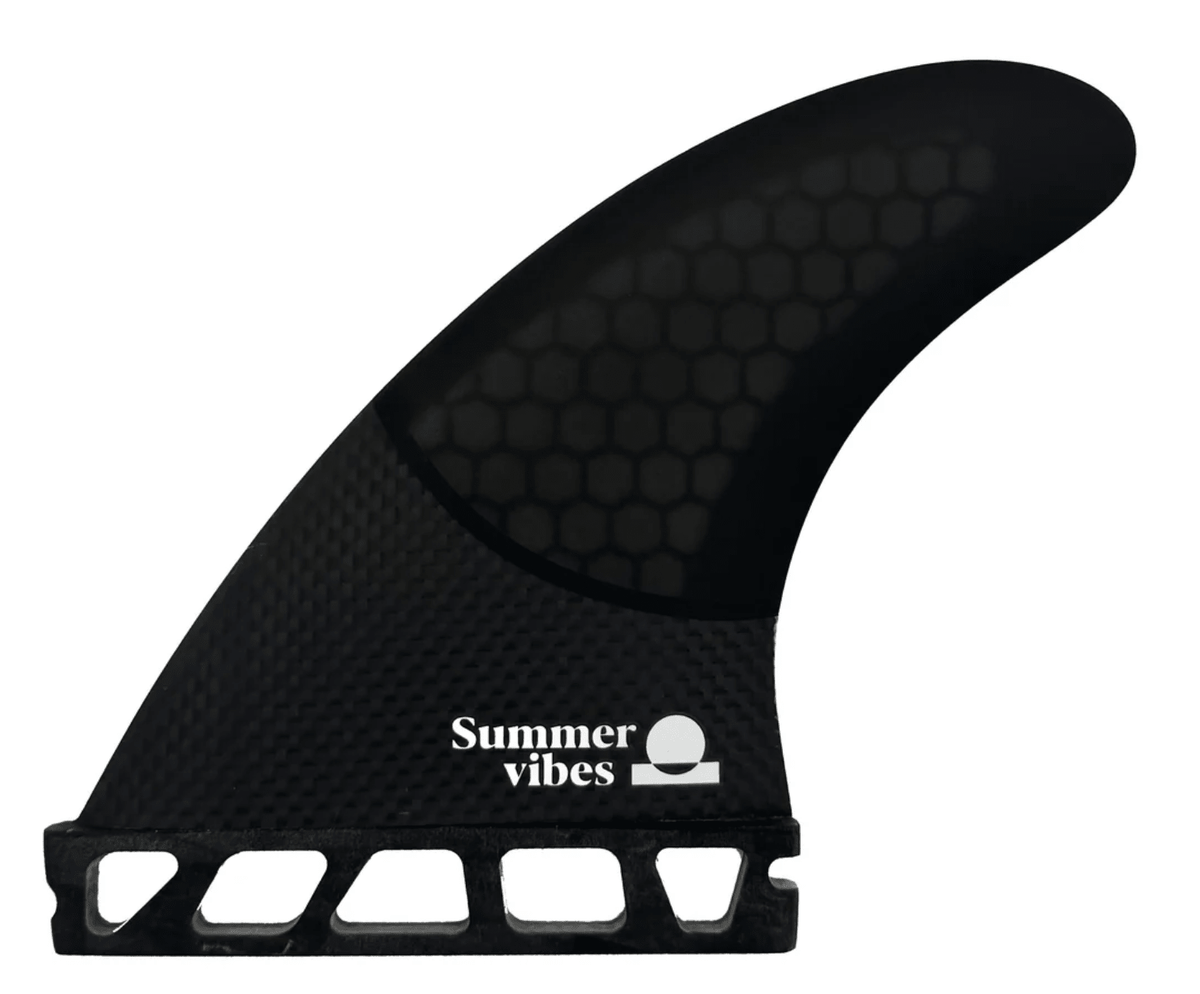 Summer vibes Power Fibreglass Honeycomb/Carbon Fins – Medium – Future Compatible - Pines Surfing Academy