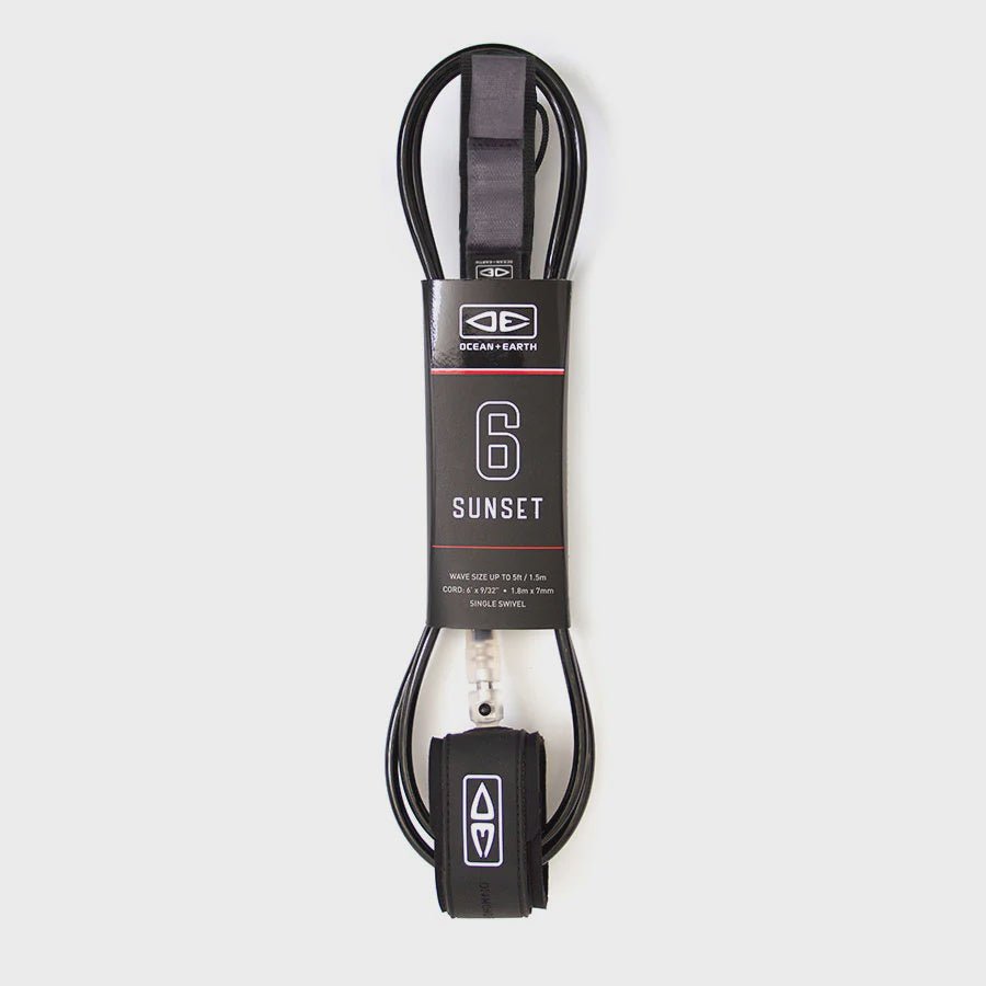 Sunset 6ft Leash - Pines Surfing Academy