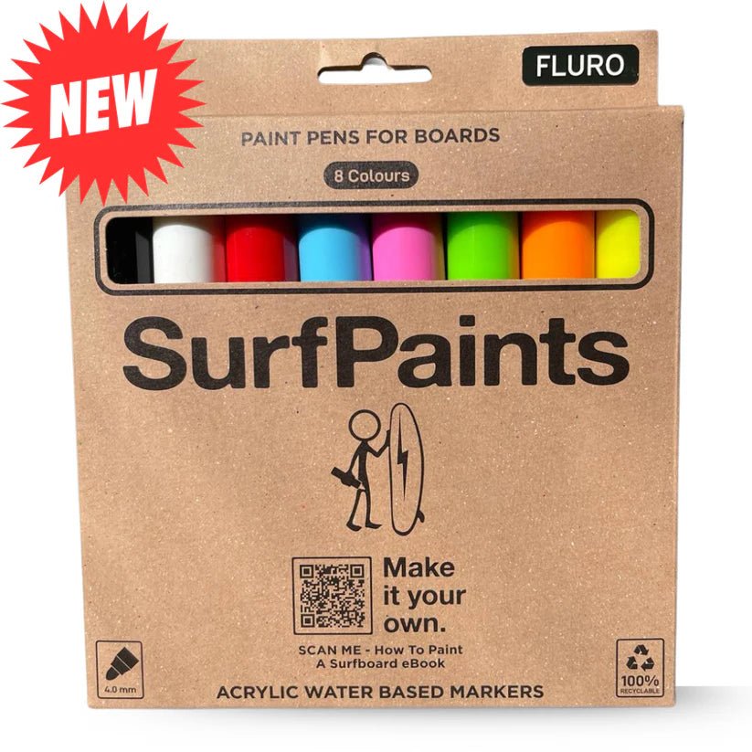 Surf Paint - Pastel Acrylic Paint Pens - Size 4mm Bullet Nibs - Pines Surfing Academy