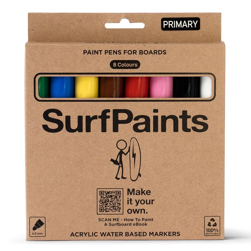 Surf Paint - Pastel Acrylic Paint Pens - Size 4mm Bullet Nibs - Pines Surfing Academy