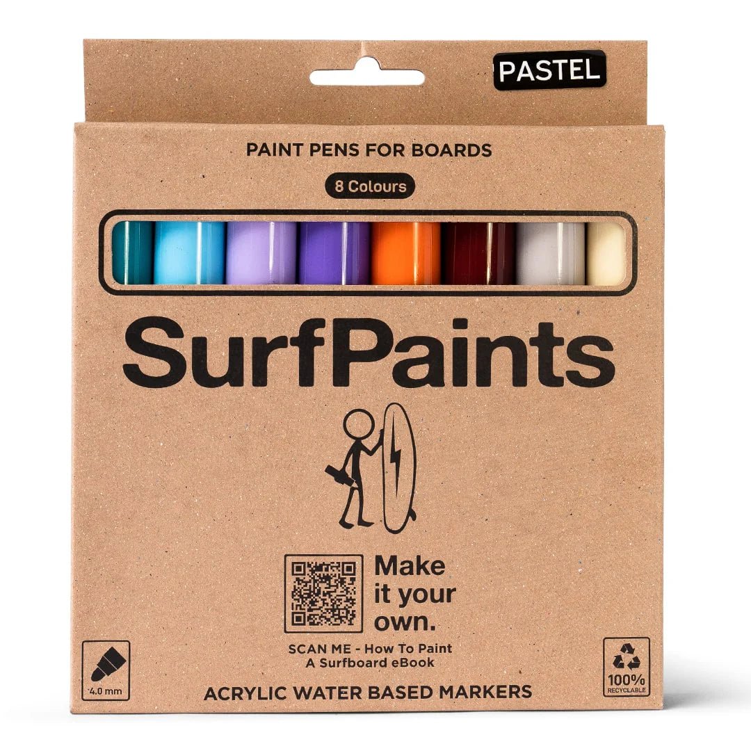Surf Paint - Pastel Acrylic Paint Pens - Size 4mm Bullet Nibs - Pines Surfing Academy