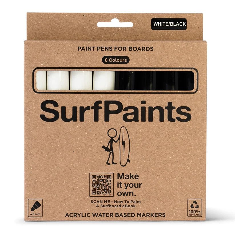 Surf Paint - Pastel Acrylic Paint Pens - Size 4mm Bullet Nibs - Pines Surfing Academy