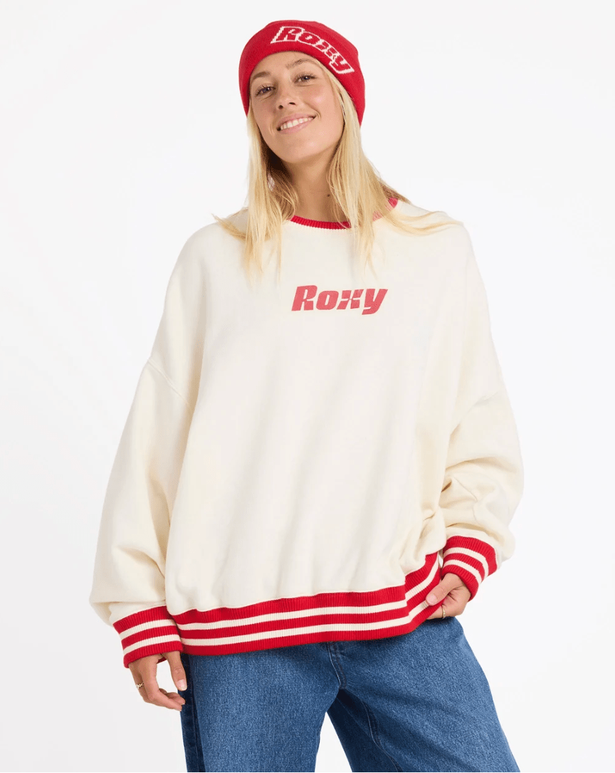 Womens Game Time Crew Neck - Pines Surfing Academy