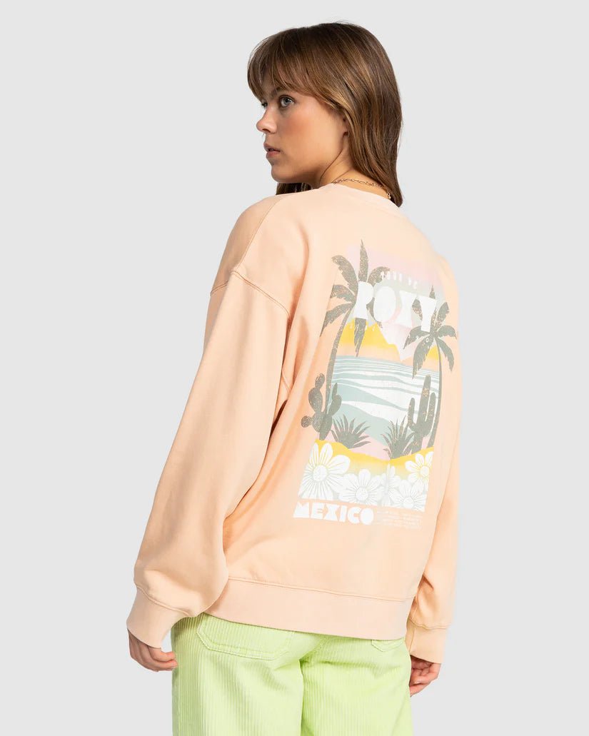 Womens Into The Night Crew Neck Sweatshirt - General - Pines Surfing Academy