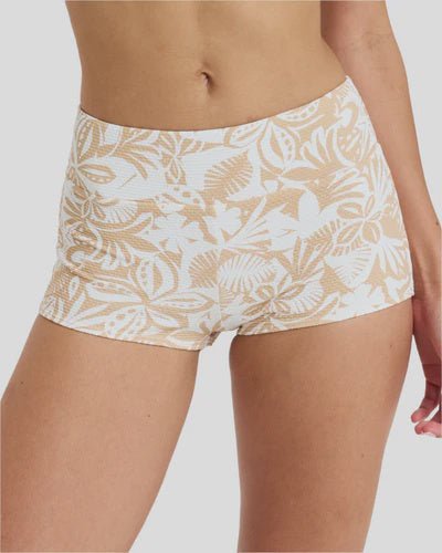 Womens Palm Palm Shorty Bikini Bottom - Pines Surfing Academy