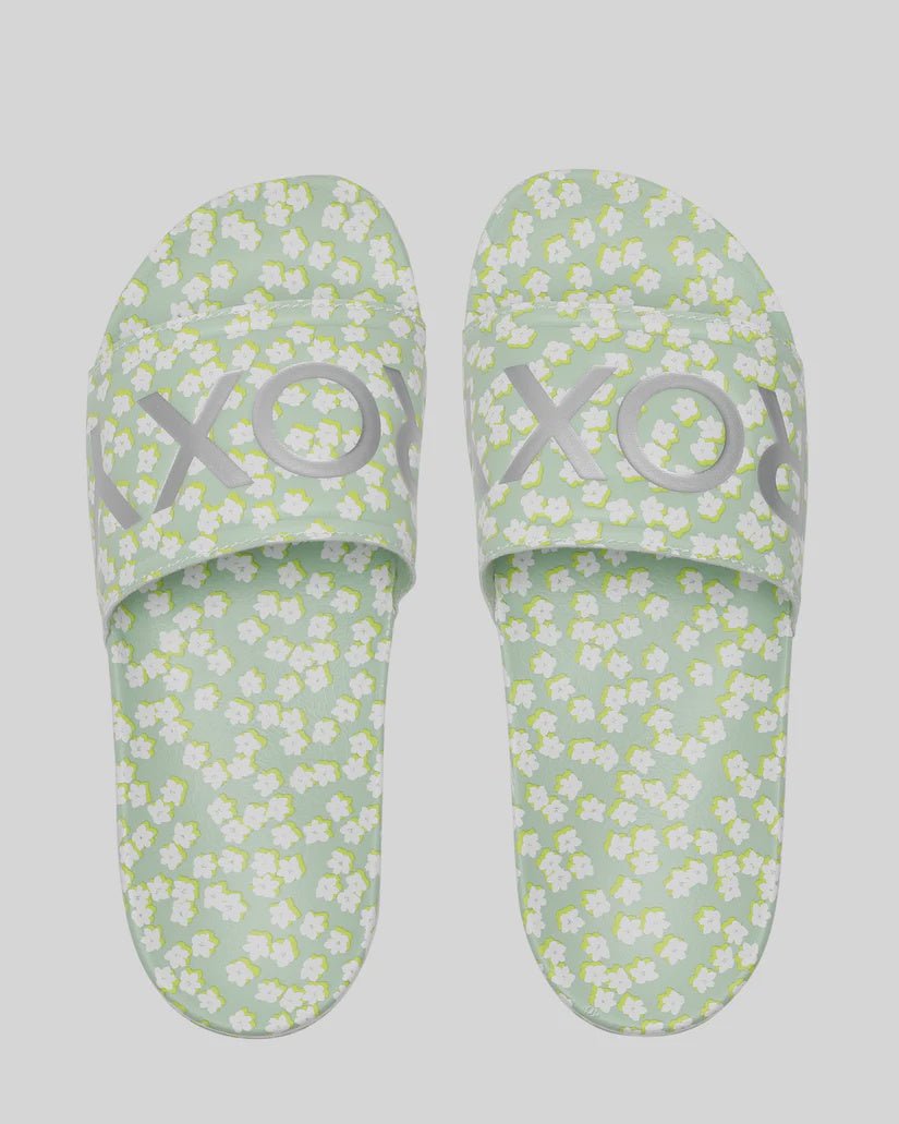 Womens Slippy Printed Slider Sandals - General - Pines Surfing Academy